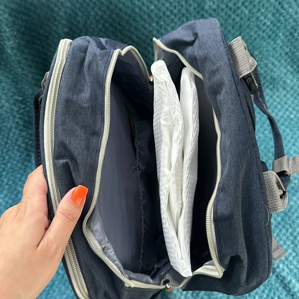 Baby diaper book bag